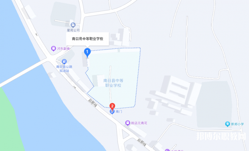 南召縣培英中等職業(yè)學(xué)校地址，乘車路線