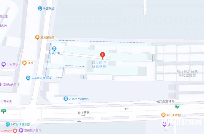 商丘經(jīng)濟(jì)貿(mào)易學(xué)校地址，乘車路線