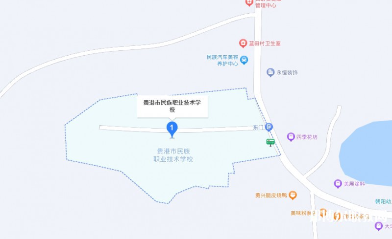 貴港市民族職業(yè)技術學校地址，乘車路線