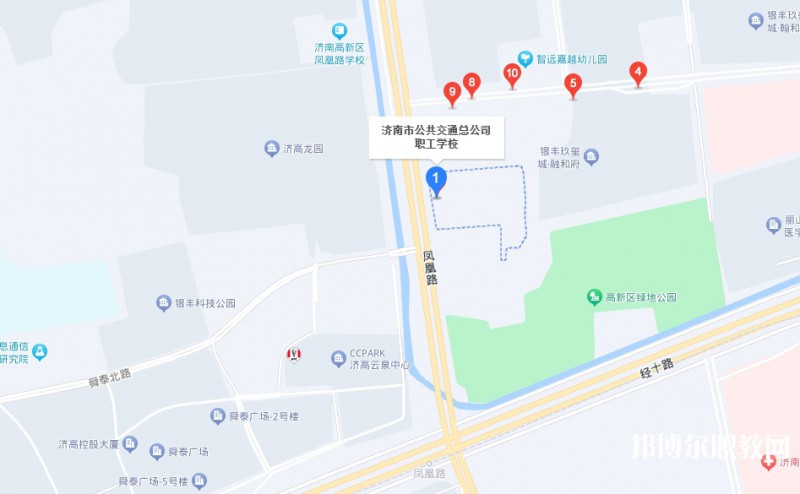 濟南市公共交通職業(yè)高級中學地址，乘車路線