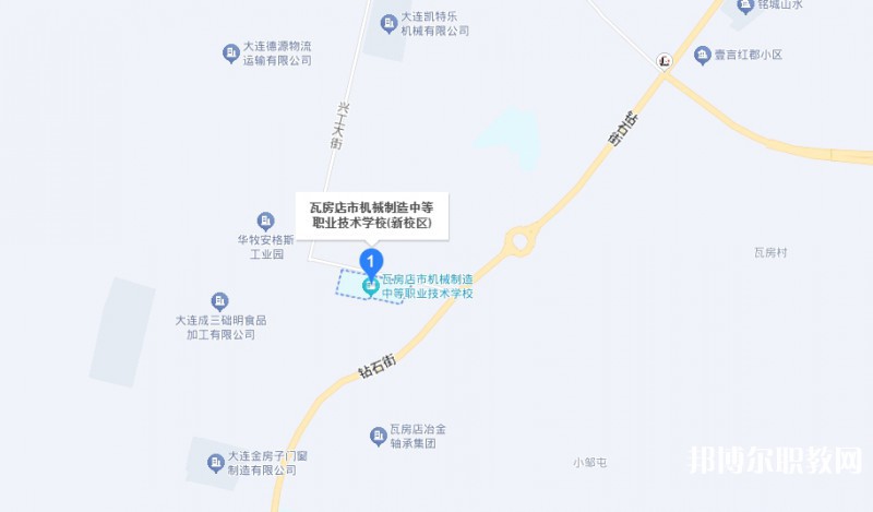 瓦房店市機(jī)械制造中等職業(yè)技術(shù)學(xué)校地址，乘車路線