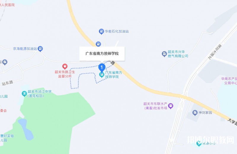 廣東省南方技師學(xué)院地址，乘車路線
