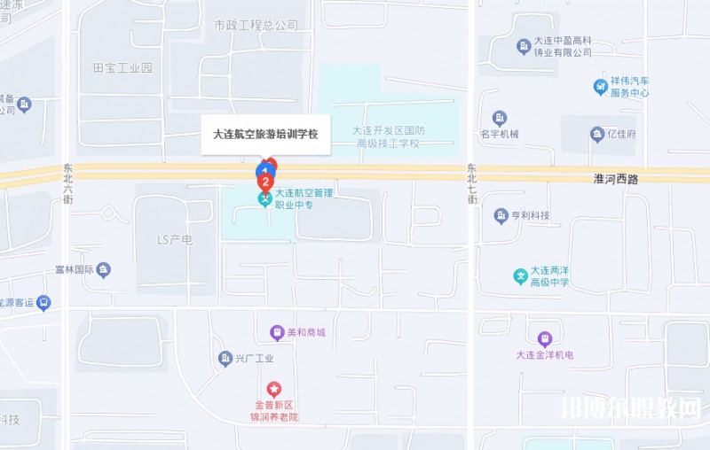大連航空管理中等職業(yè)技術學校地址，乘車路線