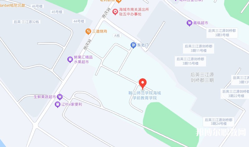 鞍山市廣播電視學(xué)校地址，乘車路線