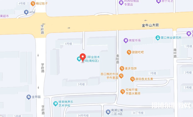 營口市信息技術(shù)學校地址，乘車路線