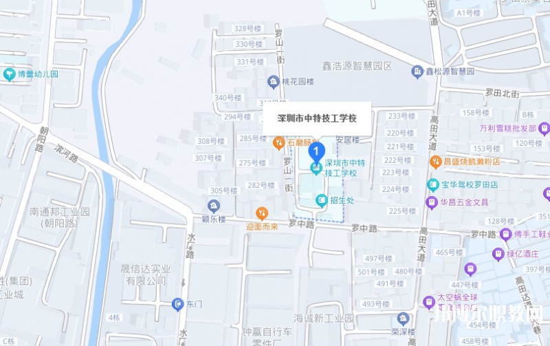 深圳市中特技工學(xué)校地址，乘車路線