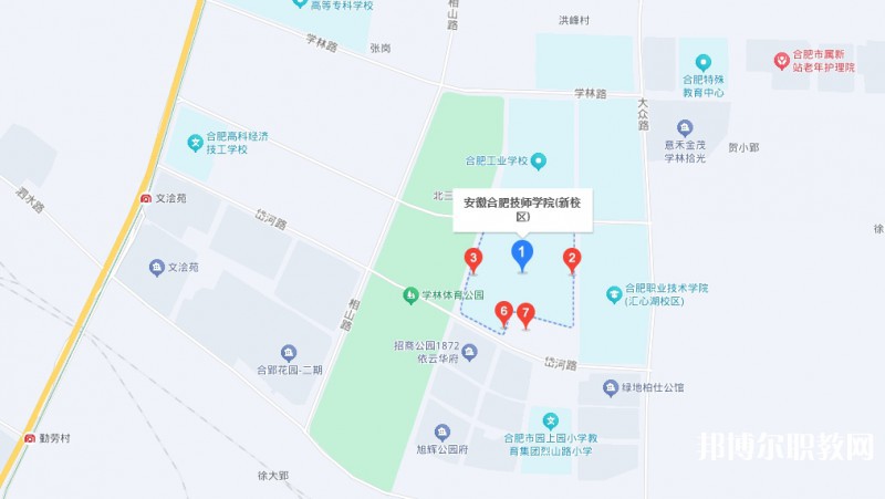 合肥技師學(xué)院地址，乘車路線