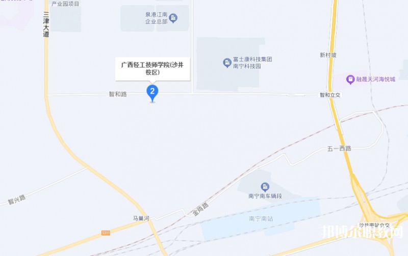 廣西輕工技師學(xué)院預(yù)備技師班地址，乘車路線